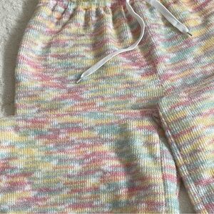 PASTEL KNIT LOUNGE PANTS Size XL